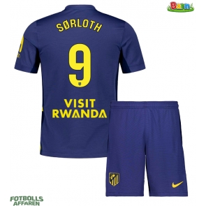 Atletico Madrid Alexander Sorloth #9 Bortaställ Barn 2025-26 Kortärmad (+ Korta byxor)